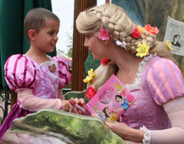 Amber's magical time with Rapunzel