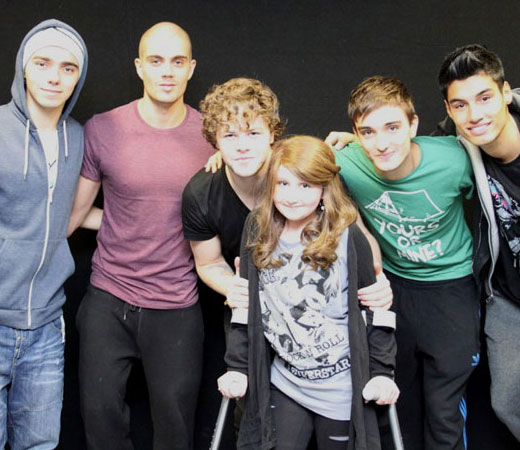 Megan gets to hang out with ‘The Wanted’
